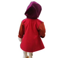 veste coupe évasée en softshell 4 couleurs