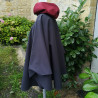 Cape Charleston anthracite bordeaux pour adulte vue de profil avec fermeture par pressions