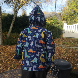 Veste garçon DENVERS en softshell vue de dos