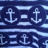détail du motif de la cape adulte Popeye