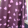 Détail de l'imprimé de la cape Valentin