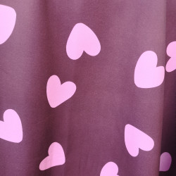 autre détail de l'imprimé de la cape Valentin