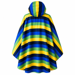 CAPE PÉPIN DE CITRON POUR ADULTE DE DOS