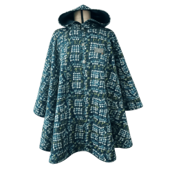 Cape adulte PIED de POULE bouteille