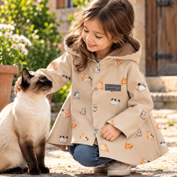 Veste  en softshell coupe évasée Kittens Augustine Métro