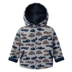 Veste avec capuche coupe droite 'Formule1'