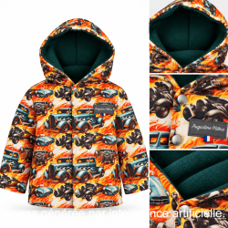 Détails de la veste Rétro Fire Augustine Métro