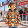 Veste en softshell Rétro Fire Augustine Métro portée