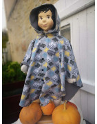 Capes pour enfant à capuche en softshell | Augustine Métro