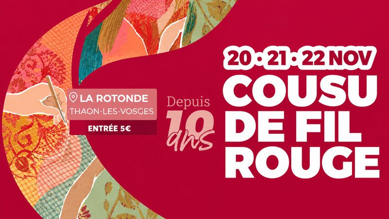 Augustine Métro au salon Cousu de Fil Rouge 2026 à Thaon-les-Vosges