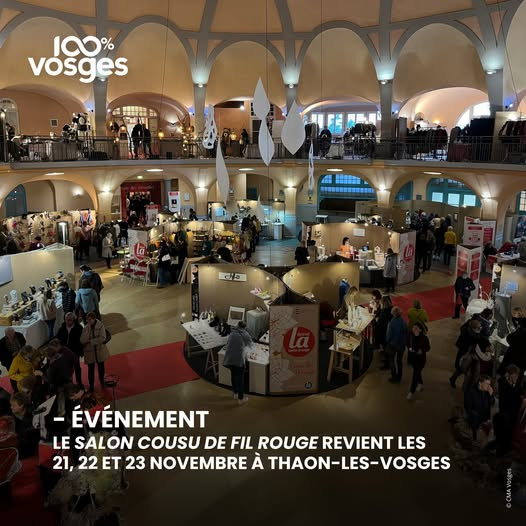 Augustine Métro au salon Cousu de Fil Rouge 2026 à Thaon-les-Vosges